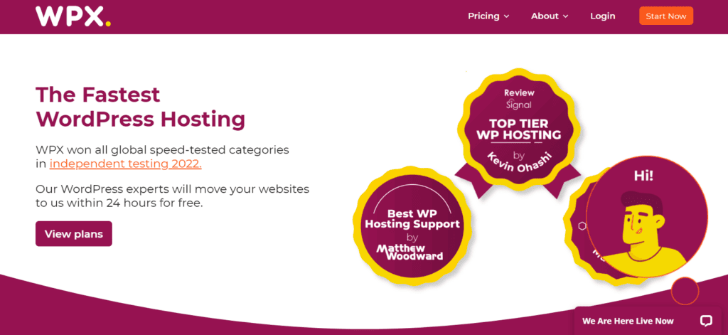 WPX Hosting Review (November 2025) - Worth The Money? 1 WPX hosting review - homepage