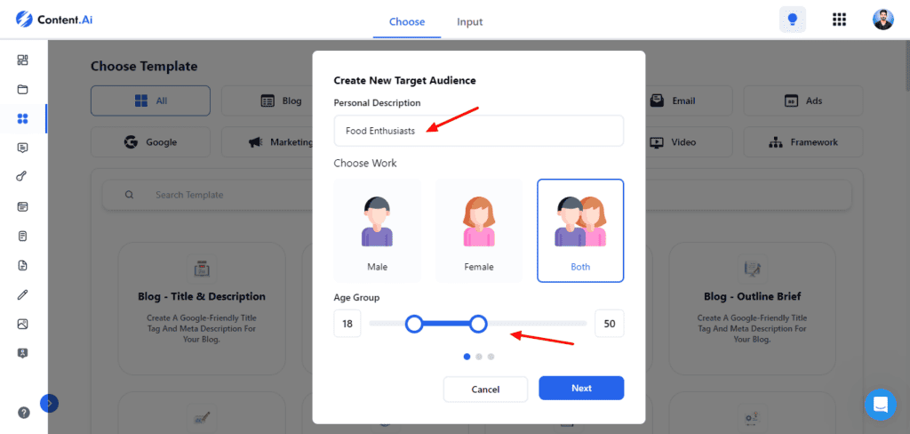 GoZen Content.Ai Review (2026) - Is This Lifetime Deal Good? 5 Creating a target audience in Gozen AI