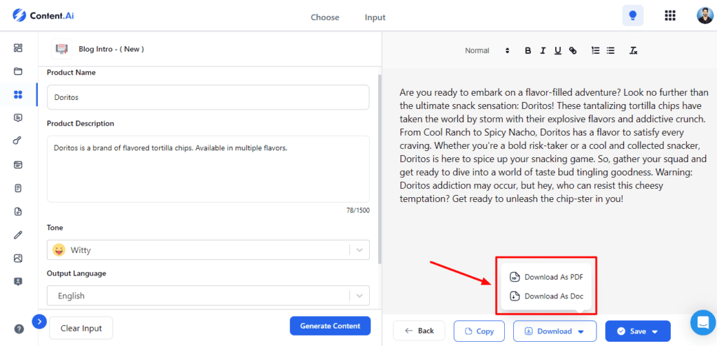 GoZen Content.Ai Review (2026) - Is This Lifetime Deal Good? 7 Exporting content on GoZen Content AI