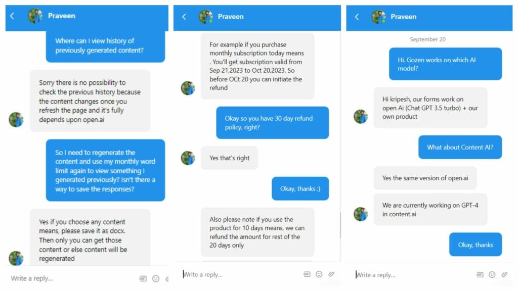 GoZen Content.Ai Review (2026) - Is This Lifetime Deal Good? 41 GoZen Content AI Live Chat Support