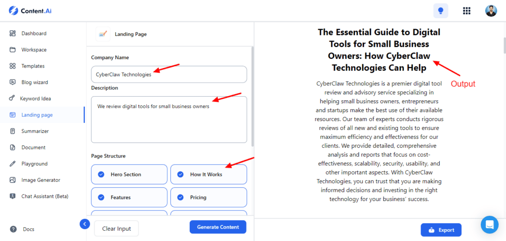GoZen Content.Ai Review (2026) - Is This Lifetime Deal Good? 37 Gozen Content AI - Landing Page Generator