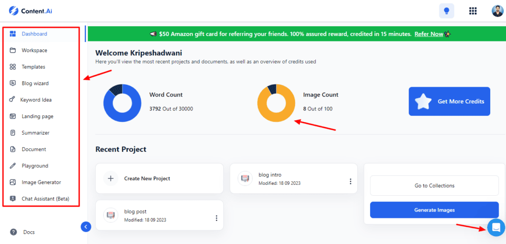 GoZen Content.Ai Review (2026) - Is This Lifetime Deal Good? 2 Gozen Content AI user interface