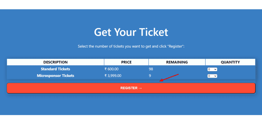 Registering for WordCamp