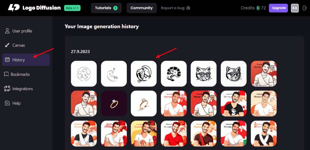 Logo Diffusion Review (2026) - Best AI Logo Maker? 13 Logo Diffusion History