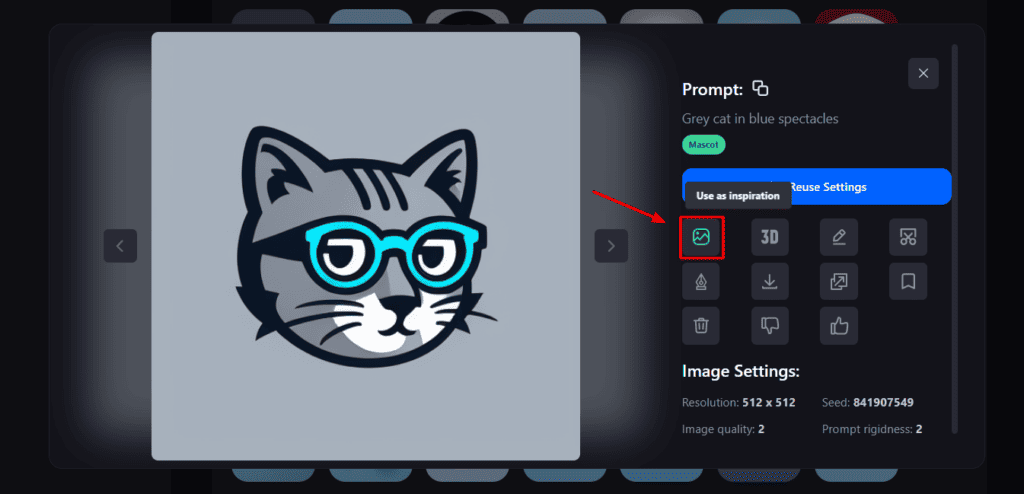 Logo Diffusion Review (2026) - Best AI Logo Maker? 17 Logo Diffusion - use image as inspiration
