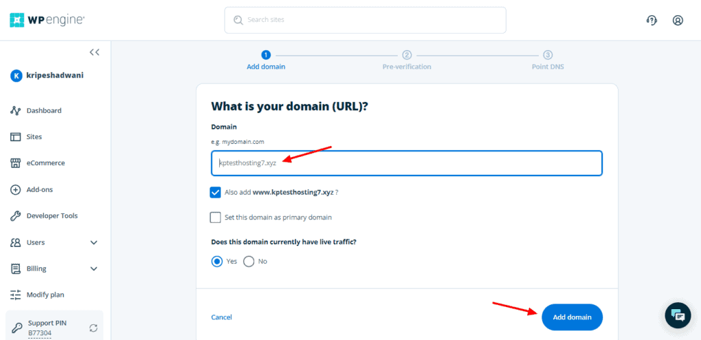 WP Engine Review (November 2025) - Overrated Service? 9 WP Engine Custom Domain