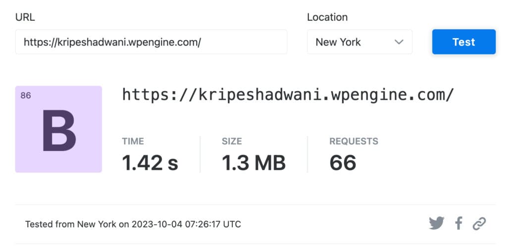 WP Engine Review (November 2025) - Overrated Service? 4 WP Engine Speed Tests - US