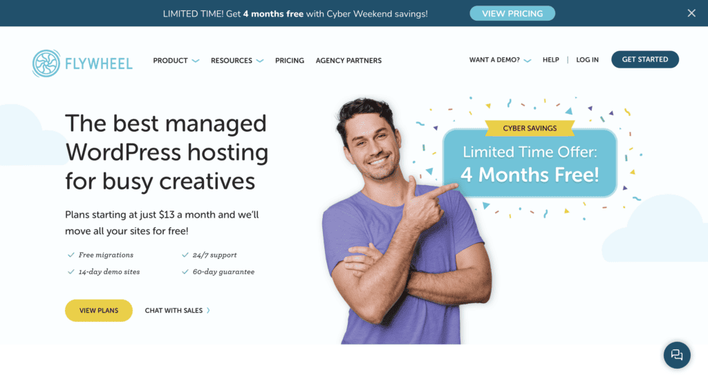 Flywheel Hosting Deal Page