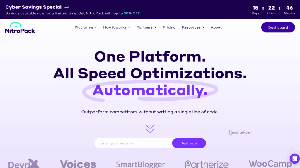 NitroPack Black Friday Deal 2025 1