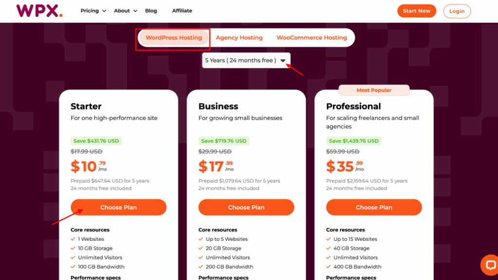 Step 2 Select A Plan