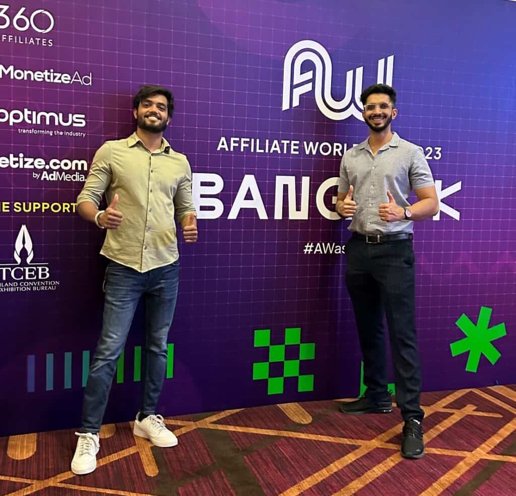 Read Before You Visit Affiliate World Bangkok (2023) - My Experience & Few Learnings From AWC 9 AWC Bangkok - Vikash Gaur and Kripesh Adwani