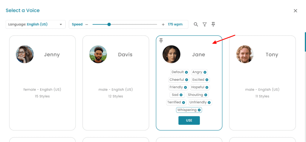 Natural Readers AI voice library