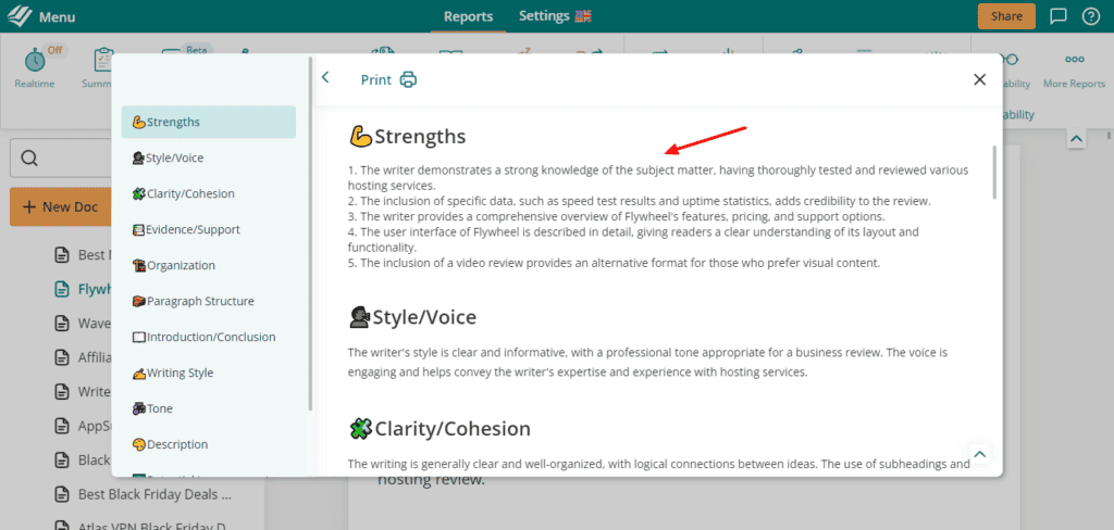 ProWritingAid Critique Report