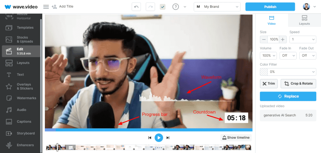 Wave.video Review (2026) - Best Tool For Creators? 8 Wave.Video engaging enhancers