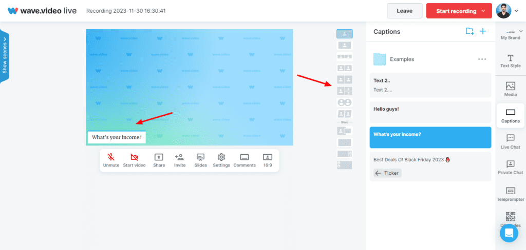 Wave.video Review (2026) - Best Tool For Creators? 11 Wave.video Advanced Video Recording