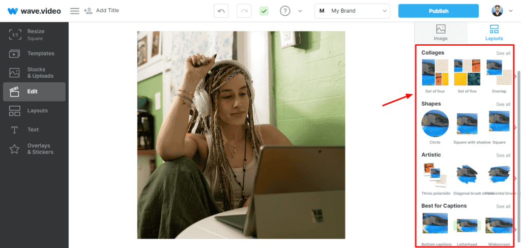 Wave.video Review (2026) - Best Tool For Creators? 14 Wave.video Image Editing