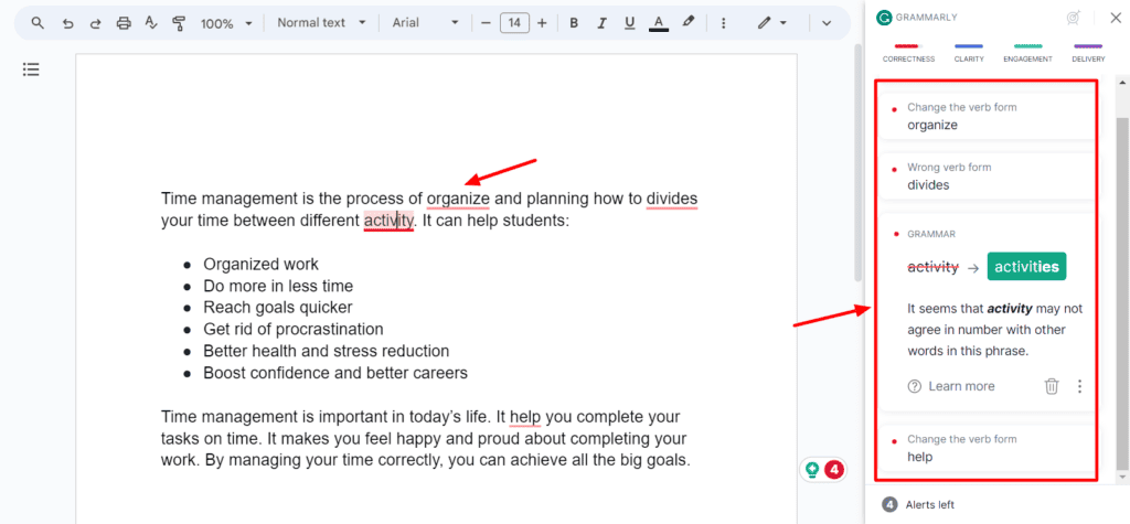 Grammarly-Extension