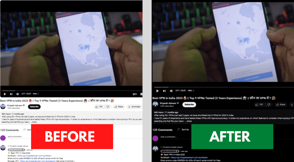 Lunar Reader Before After