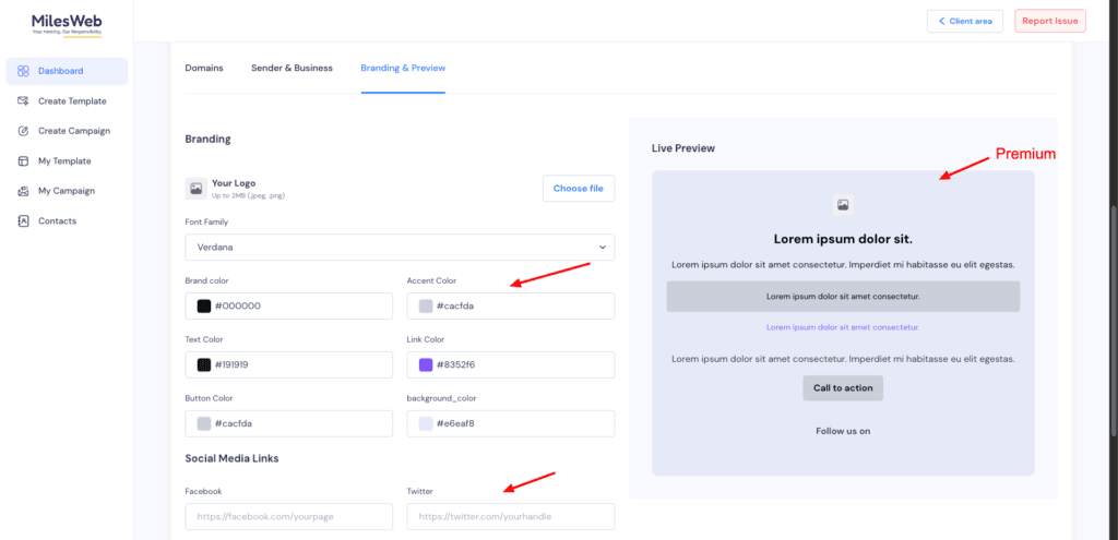 MilesWeb Email Marketer
