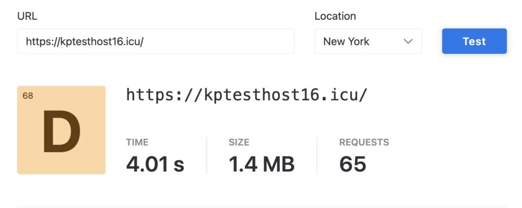 MilesWeb speeds (US)