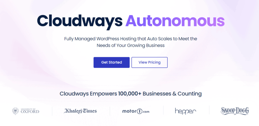 Cloudways Autonomous