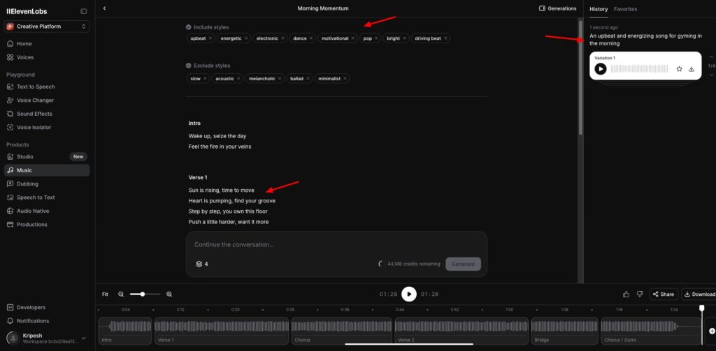 ElevenLabs Review (2026) - Is This Worth the Hype? 17 ElevenLabs music generator