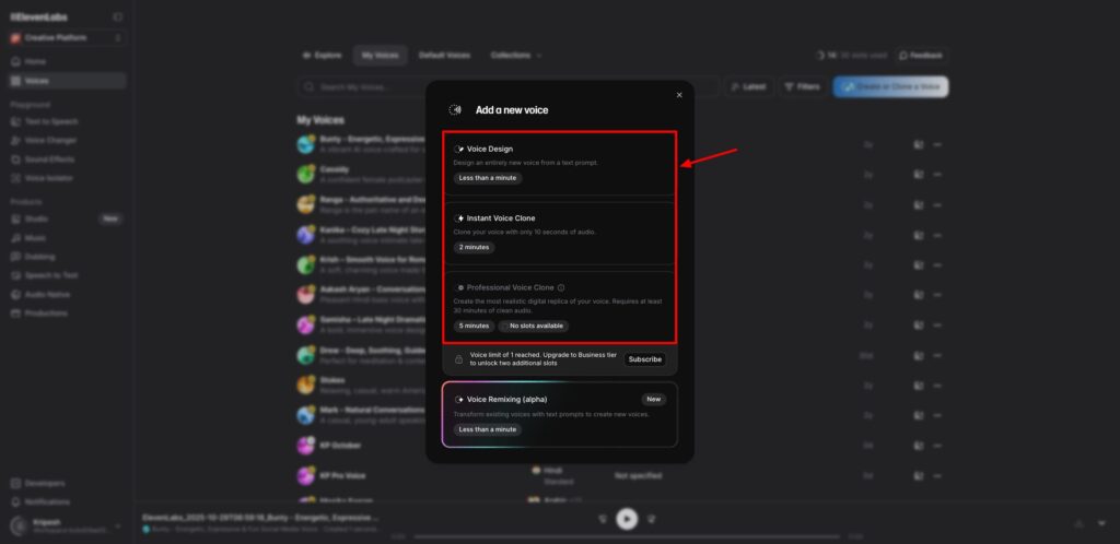 ElevenLabs Review (2026) - Is This Worth the Hype? 10 ElevenLabs - voice cloning options