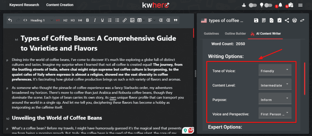 KWHero Review (2026) - Surfer SEO Killer? 7 KWHero AI Content Writer Settings