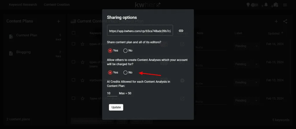KWHero Sharing