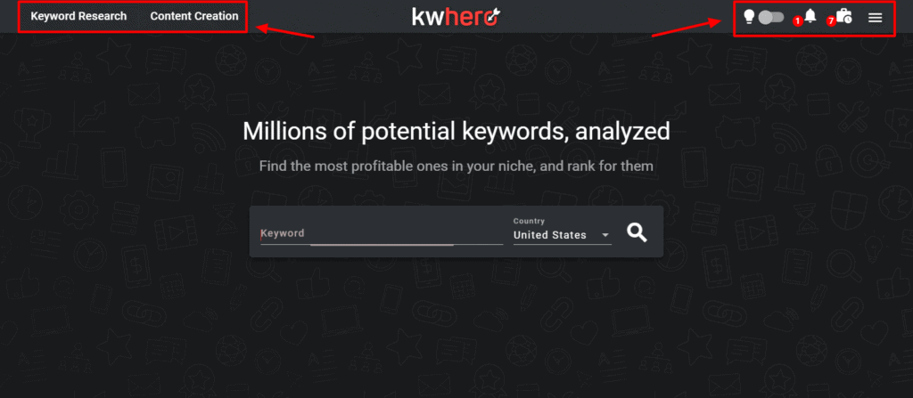 KWHero Review (2026) - Surfer SEO Killer? 2 KWHero user interface