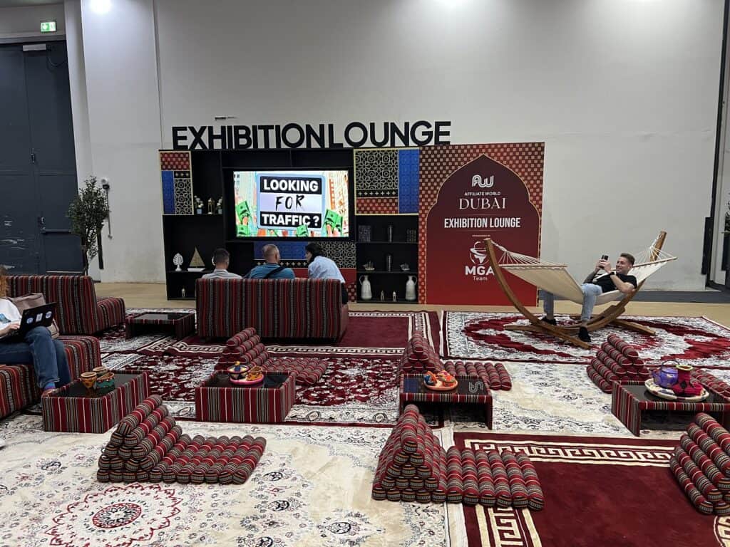 My Takeaways from Affiliate World Dubai 2024 - Dubai Gold Decoded 5 AW Dubai - Exhibition Lounge