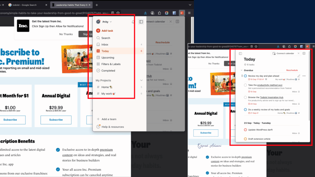 13 Best Firefox Extensions & Add-Ons (2026) - Supercharge Your Productivity 15 Todoist Firefox Extension