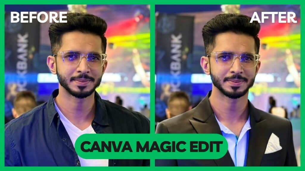 Canva Magic Edit - AI Headshot