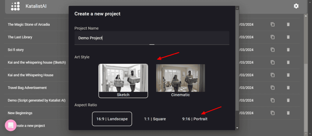 Katalist AI Art Style