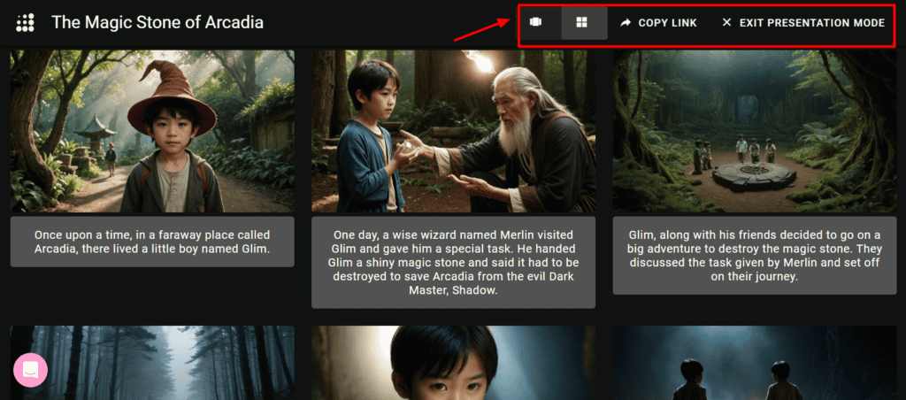 Katalist AI Presentation Mode
