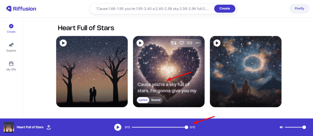 Riffusion song generation