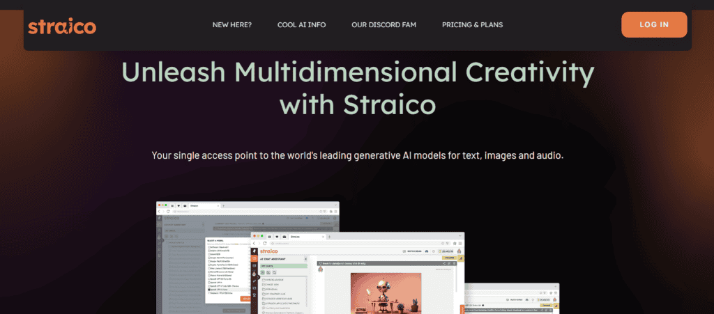Straico homepage