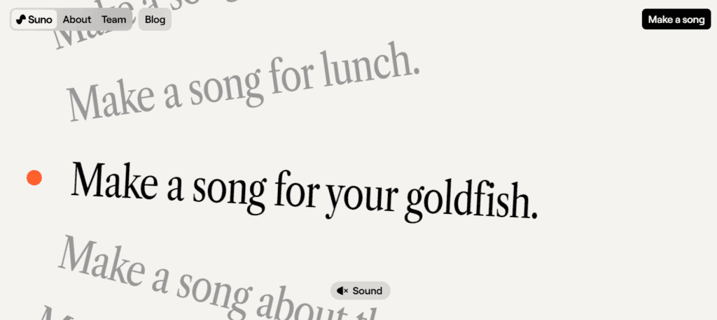 Suno AI Review (2026) - How To Use Suno AI 1 Suno AI homepage