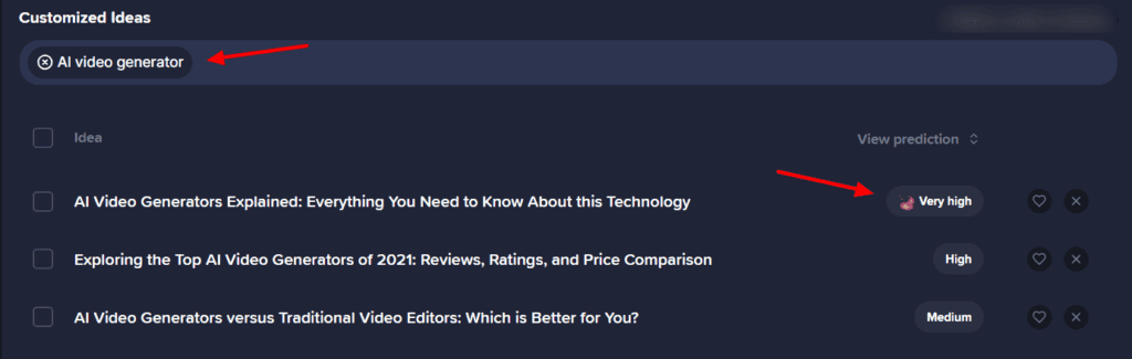 VidIQ Boost - daily ideas