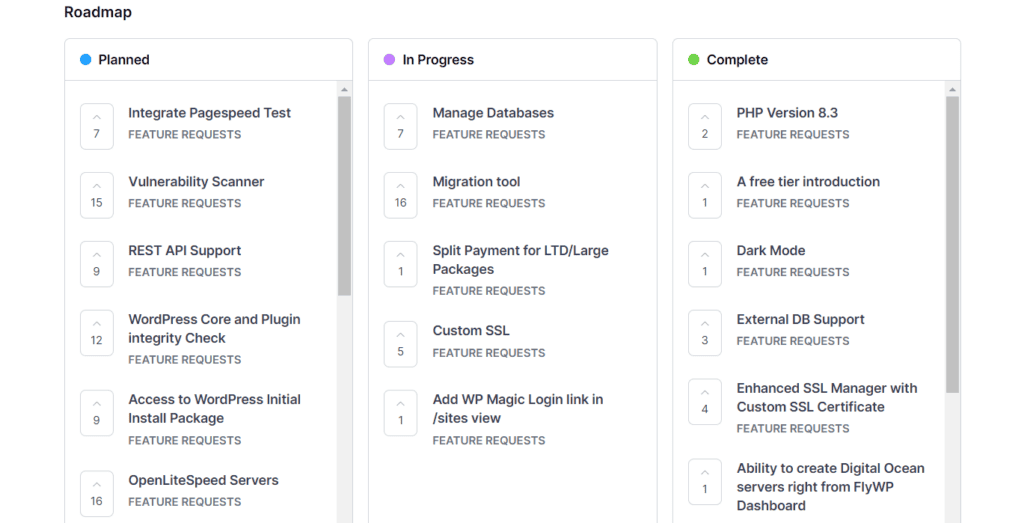 FlyWP Review (2026) - Worthy Cloudways Alternative? 20 FlyWP Roadmap