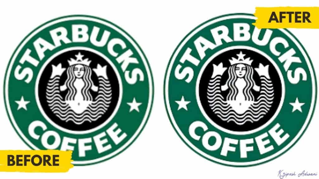 Freepik Upscaled Image - Starbucks logo
