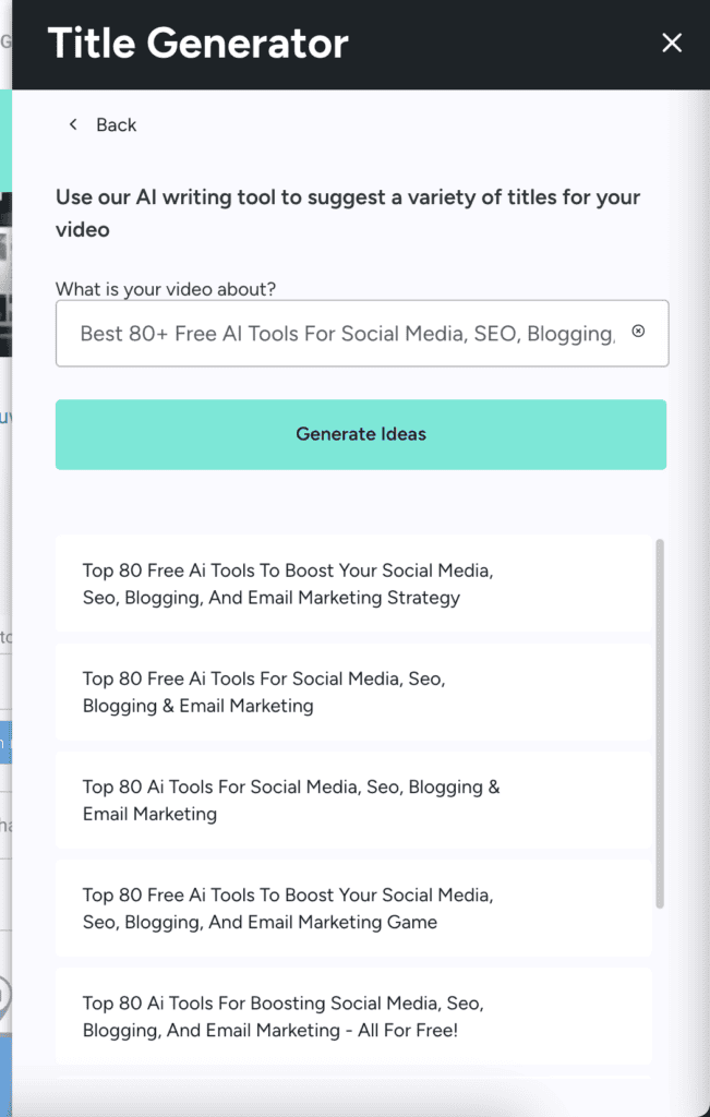 TubeBuddy Review (2026) - Is It Worth It? | 9 Pros & 4 Cons 34 TubeBuddy AI title generator