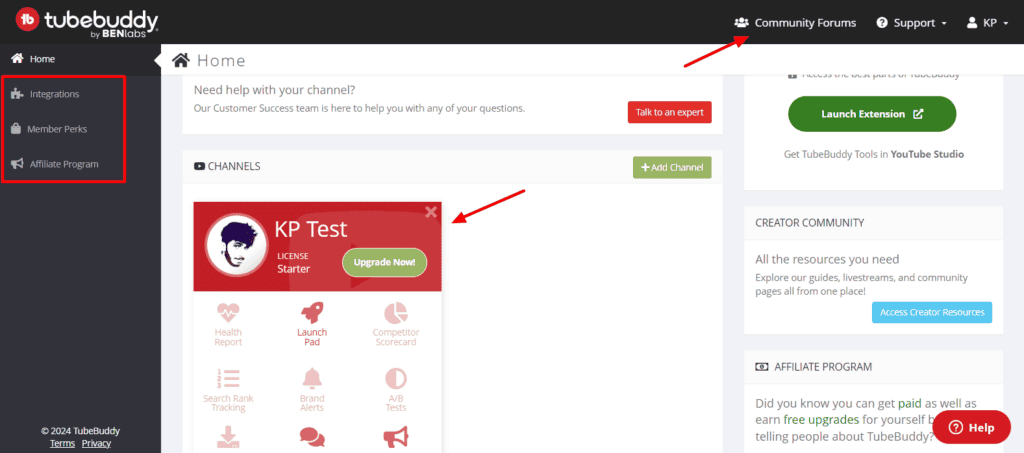 VidIQ vs TubeBuddy (2026) - Battle Of Best YouTube Marketing Tool 12 TubeBuddy user interface
