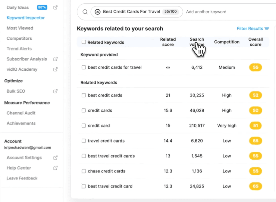 VidIQ vs TubeBuddy (2026) - Battle Of Best YouTube Marketing Tool 5 VidIQ keyword research