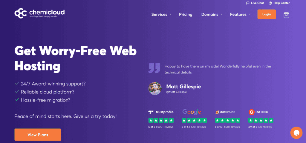 ChemiCloud home page