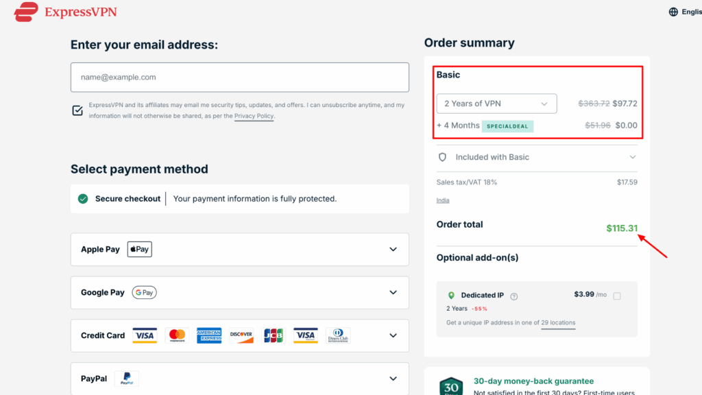 ExpressVPN discount 1