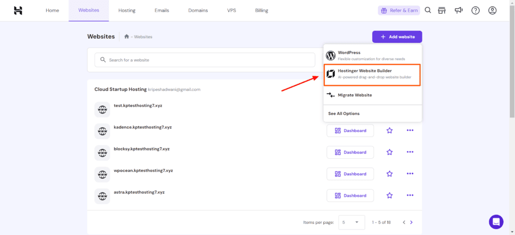 How to Create a Website Using AI? Build Websites 10x Faster 3 Hostinger AI Website Builder- Adding Website