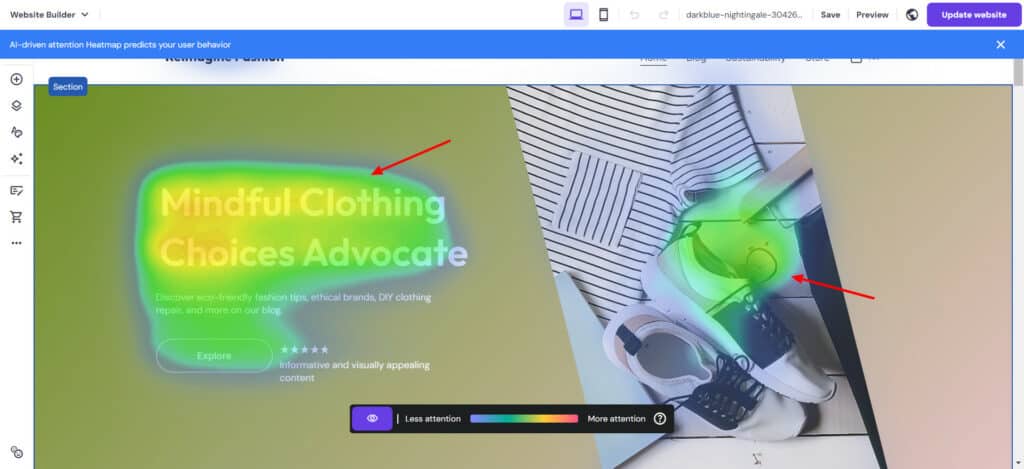 How to Create a Website Using AI? Build Websites 10x Faster 10 Hostinger AI Website Builder - Heatmap Generator