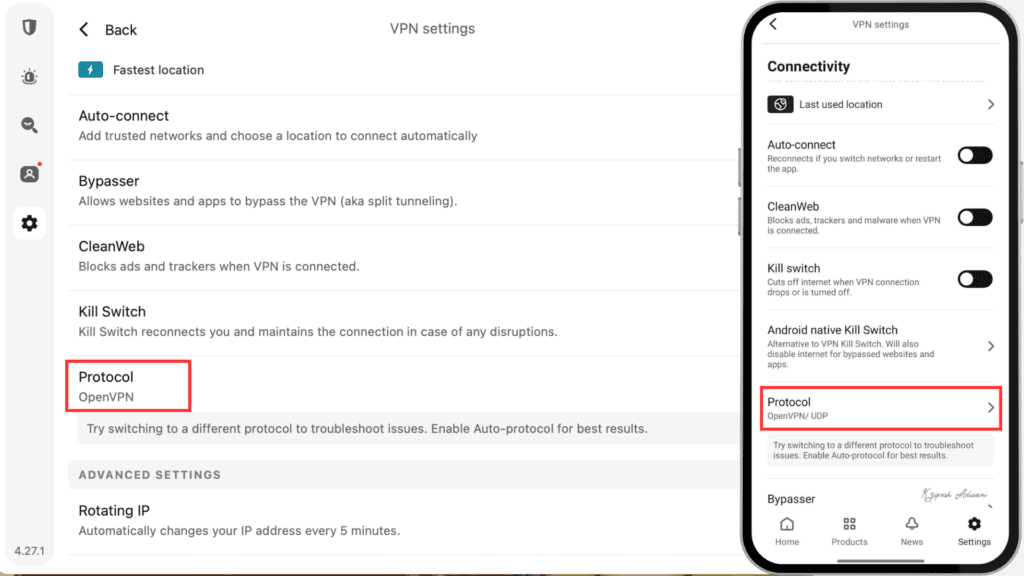 Obfuscated Server Settings
