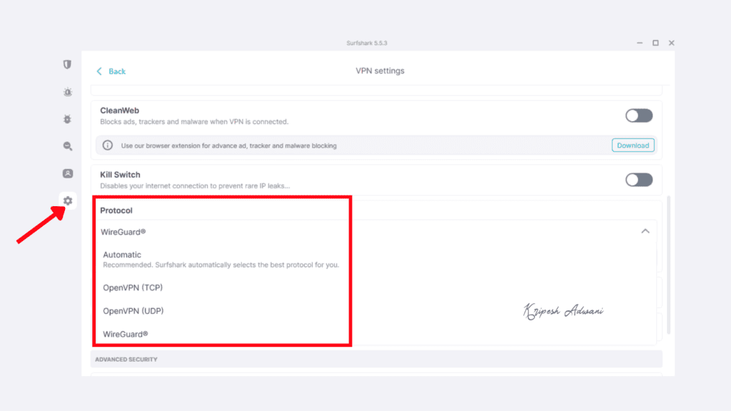 Obfuscated Server Settings